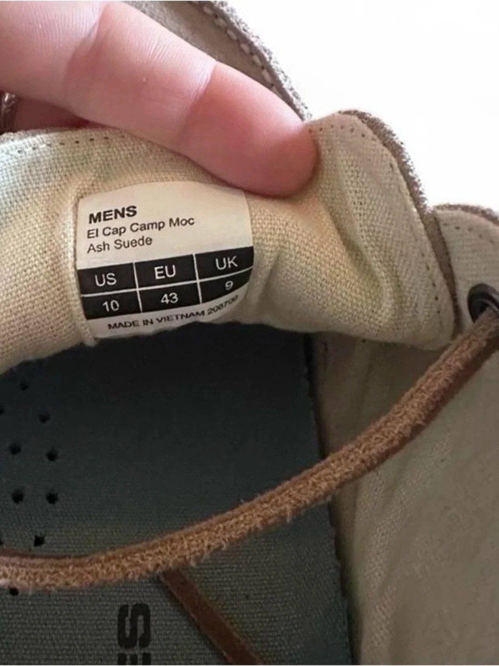 SeaVees Men's Suede Boat Shoes in Taupe